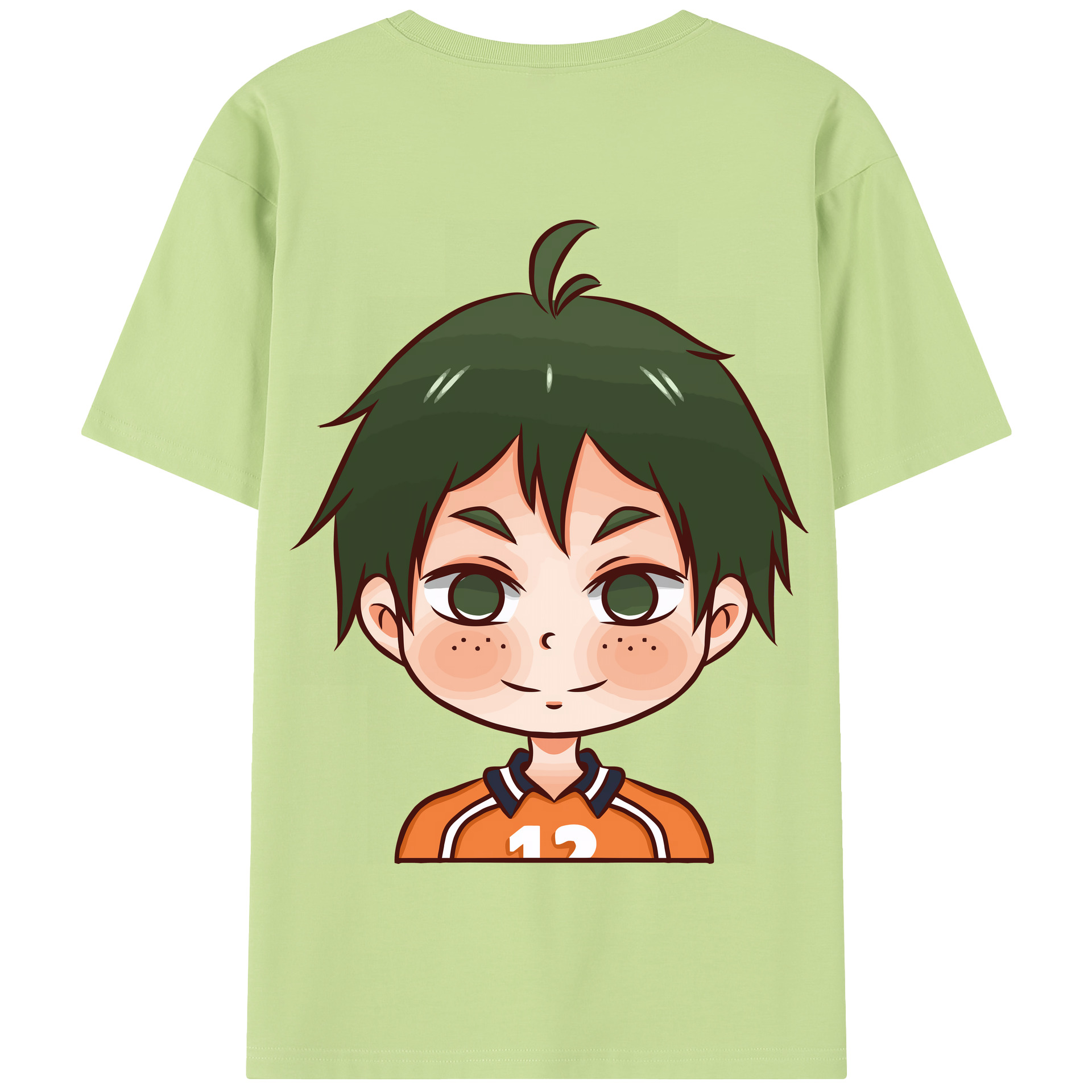 （画像用） ハイキュー!! Haikyu!! 綿100％半袖Tシャツ（背面プリント）